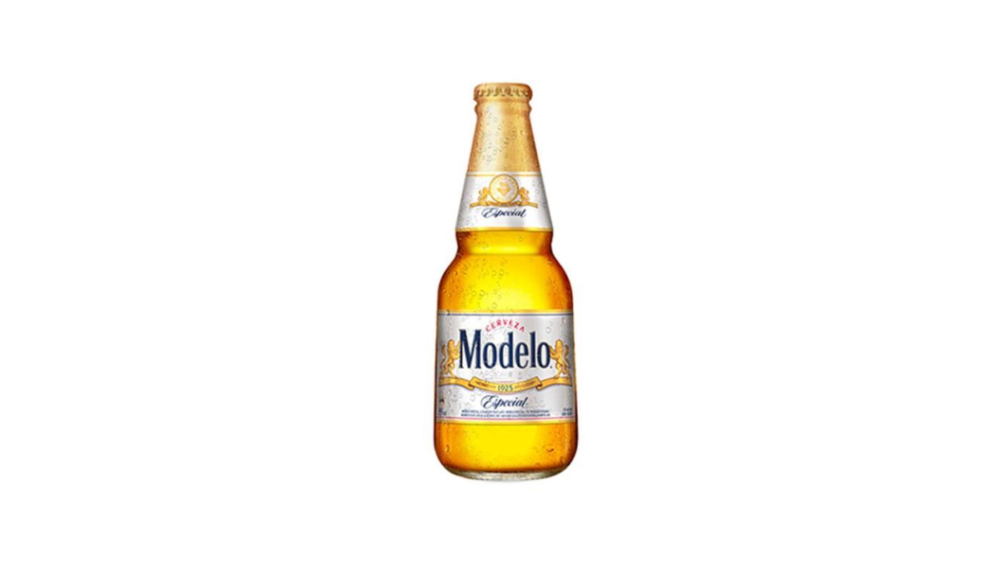 Modelo, 12oz bottle beer 4.4 ABV Saucy Porka Asian Latin Flavors
